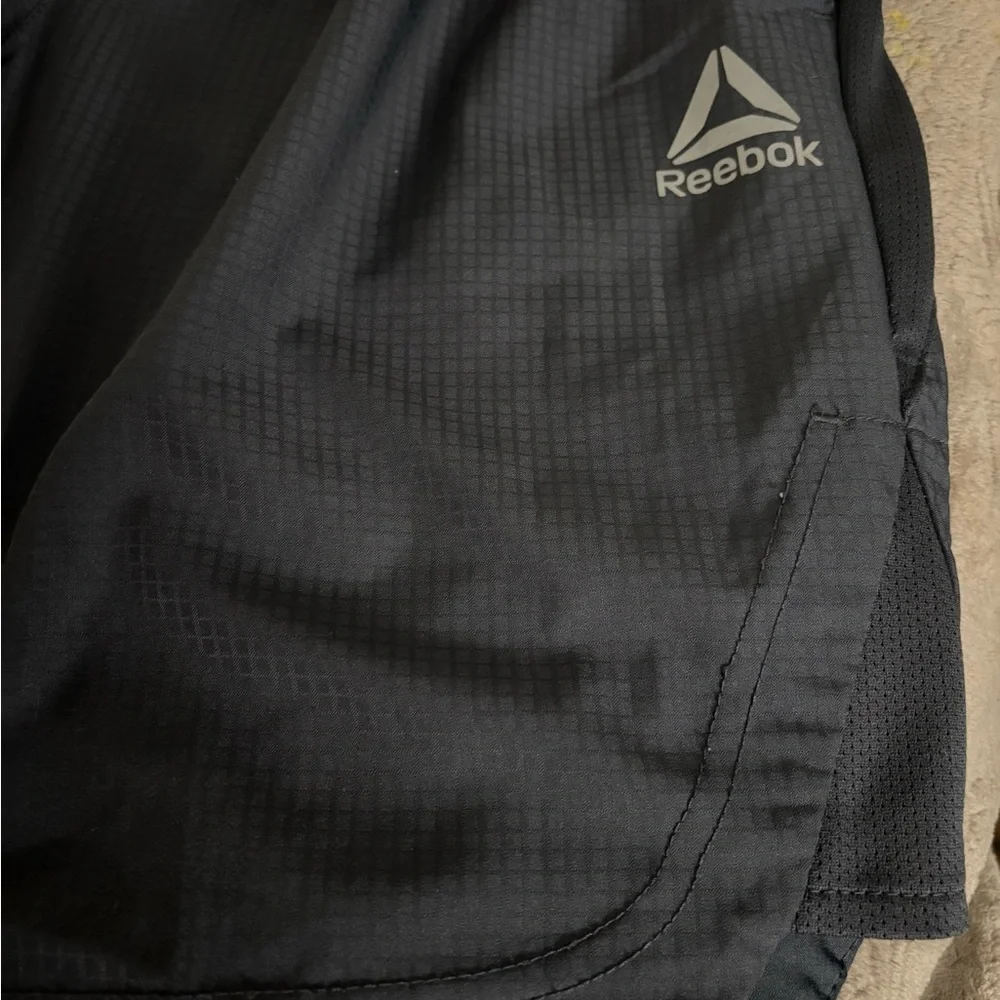 Reebok Black and Gray Athletic Wear